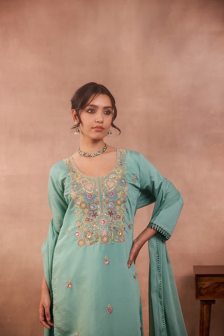 Silk Suit Set 