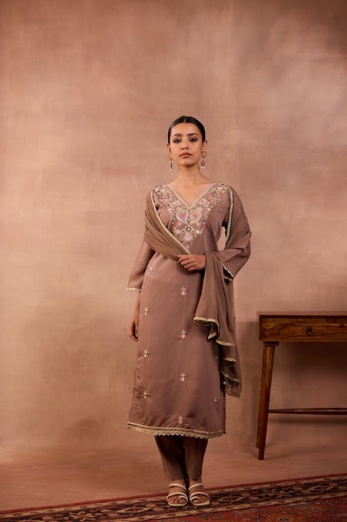 Silk Suit Set