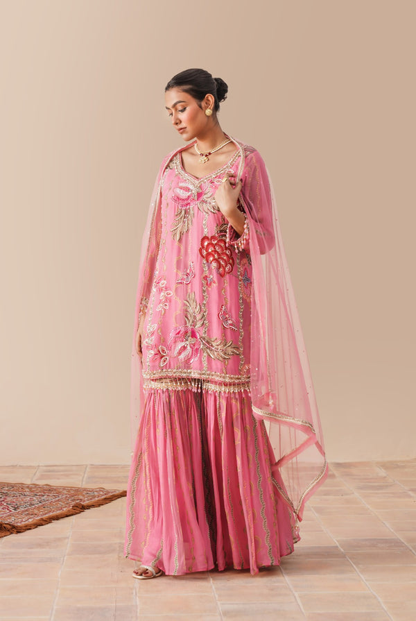 Organza Stunner Sharara Set