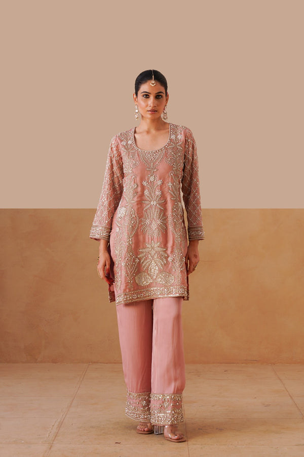 Salmon Pink Suit