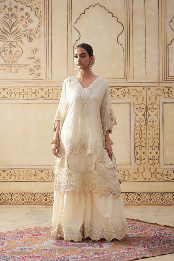 Ivory Sharara Set